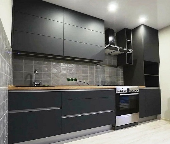 Красивые прямые кухни на заказ в Новосибирске. Прямые кухни вы можете заказать на фабрике Мебель НСК.